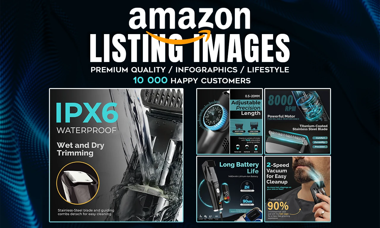 Our agency will design amazon product listing images or a plus content